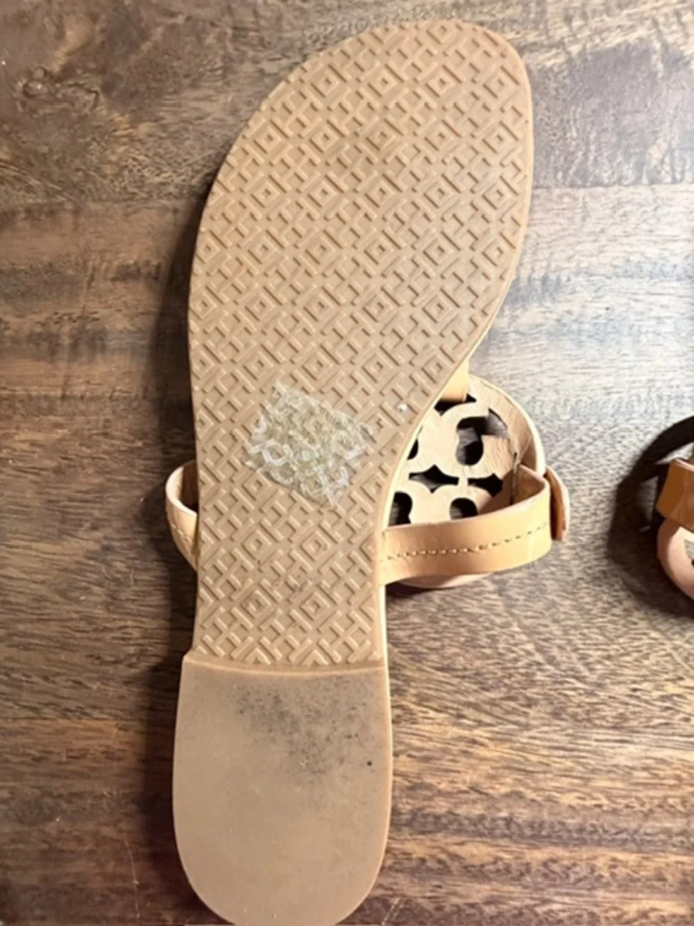 Tory Buch Miller Tan Sandals Size 8 1/2